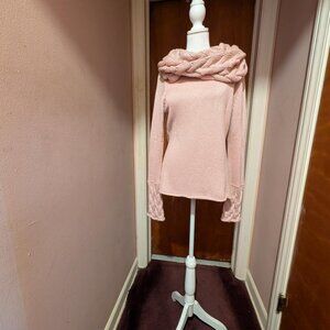 Dana Buchman Women's Pullover Pink Sweater, Size Large, Vintage